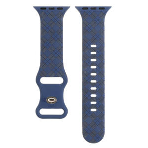 Nuevo Producto: Correas de Reloj con Grabado a Cuadros para <span class=keywords><strong>Apple</strong></span> <span class=keywords><strong>Watch</strong></span> Series, Correa de Reloj de Silicona - Product Image 5