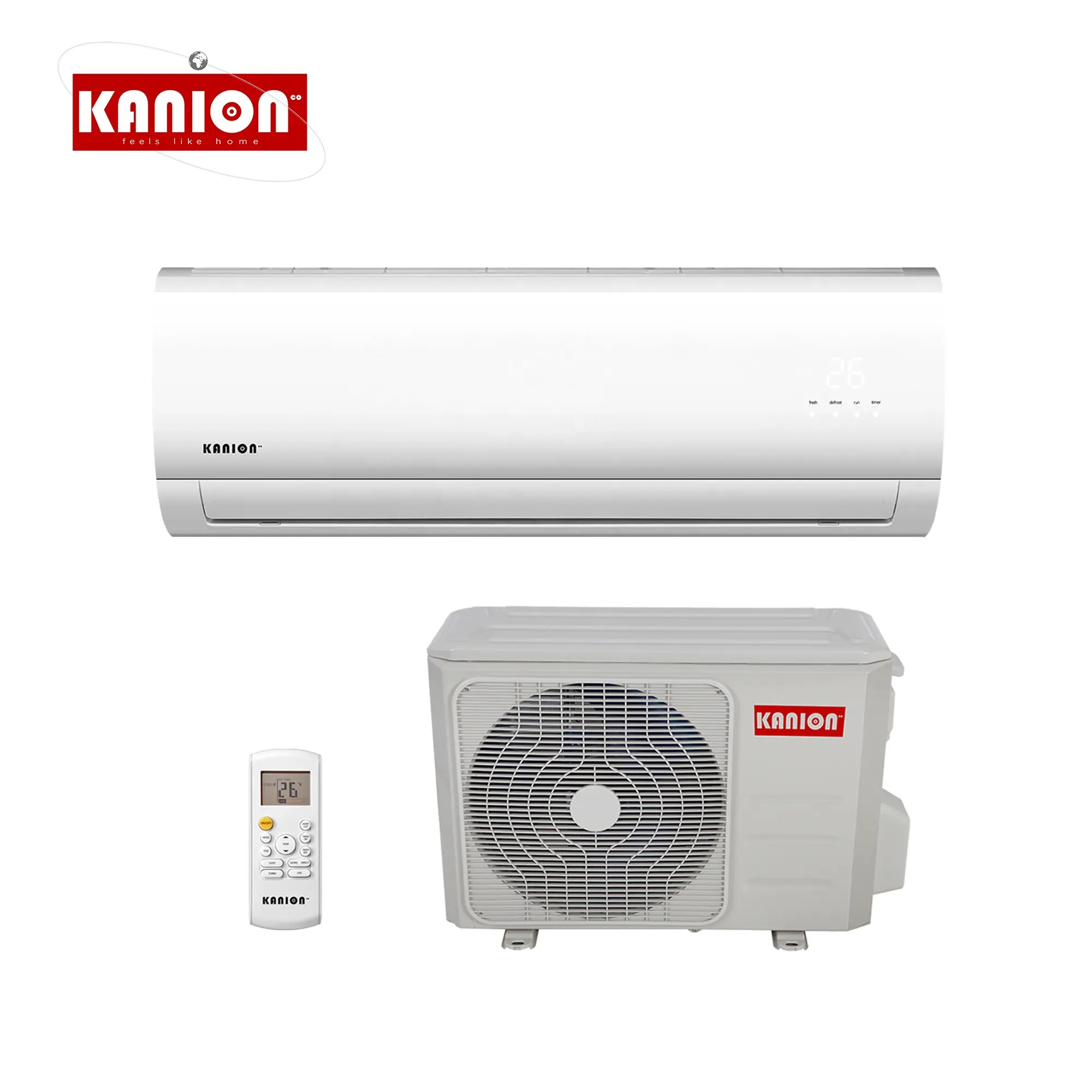 KANIONco India 3 star 12000btu inverter mini ac R32 gas wall mounted air conditioner