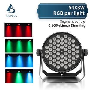 Luz LED Par de 54x3w en Oferta para Fiestas, Discotecas, Efectos de Escenario para DJ, RGBW 4en1, DMX - Product Image 2