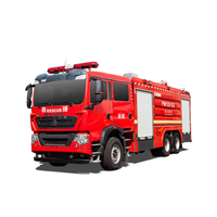 Nouveau camion de pompiers industriel HOWO pour la lutte contre les incendies, avec réservoir d'eau de 2-3 tonnes et réservoirs de mousse de 8-12 tonnes, pour la protection incendie des usines et des parcs