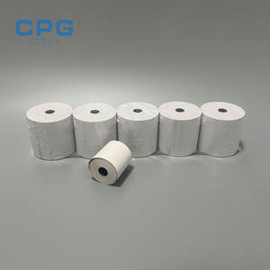 Rouleau thermique pour caisse enregistreuse POS/ATM, directement du fabricant, en vrac, revêtement supérieur, sans BPA, 55GSM, 3 1/8\", 80X80, ruban de caisse enregistreuse - Product Image 1