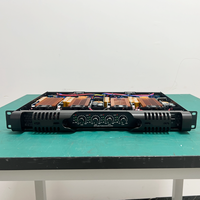 Amplificateur de puissance numérique de classe D 1U 4 canaux 1300W, alimentation universelle 90V-280V, adapté pour les KTV, les scènes de fête en plein air.