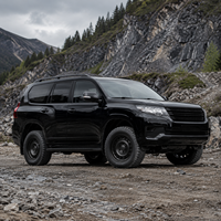 Jantes en alliage d'aluminium AL 17 pouces Flow Form, tout-terrain, 6x139.7 5x127, noir mat, pour Bronco Wrangler Raptor Land Cruiser
