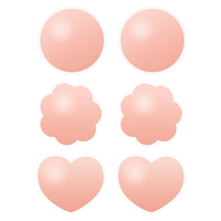 Cubiertas de Silicona para Pezones, Reutilizables, Autoadhesivas, Invisibles, para Mujer