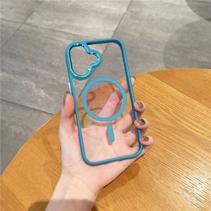 เคสโทรศัพท์แม่เหล็กใสไร้สายอะคริลิคคุณภาพสูงสำหรับ iPhone 16 Pro Max แม่เหล็กแรง - Product Image 4