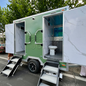 Vente à faible coût Chine Salle de <span class=keywords><strong>bain</strong></span> publique Parc Toilettes Wc Camp Mobile Extérieur Portable Toilette Remorque - Product Image 6