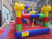 Château gonflable de haute qualité avec toboggan et souffleur