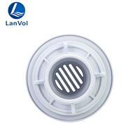 LanVol -DH50-63 Einlagiger Hauptablauf Weißer Kreis Vinyl-Liner Schwimmbad Hochwertiges ABS-Kunststoff Filterzubehör