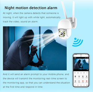 8MP ai-powered PTZ ngoài trời an ninh máy ảnh IP66 thời tiết, 360 ° tự động theo dõi & dual-band Wi-Fi - Product Image 5