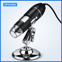 OPTO-EDU A34.4191 Handheld USB Digital Microscope 50x-1000x 2.0M 8 LED Portable Electronic Microscope for PCB Repair