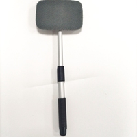Outils de nettoyage de voiture, avec kit de nettoyage de nettoyeur de vitres à long manche essuie-glace brosse de nettoyage de raclette en microfibre