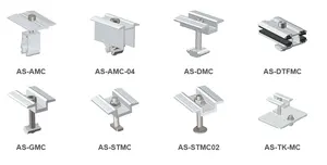 Solar Panel Clamp Aluminum Solar Panel Mounting Mid Clamp