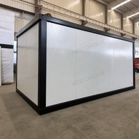Conteneur d'expédition pliable en forme de Z, écologique, mobile, maison préfabriquée à petite échelle, maison modulaire, appartement, villa