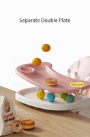 Chaise d'alimentation pour bébé chaise de salle à manger portable pour enfants balançoire pliable chaises hautes en plastique