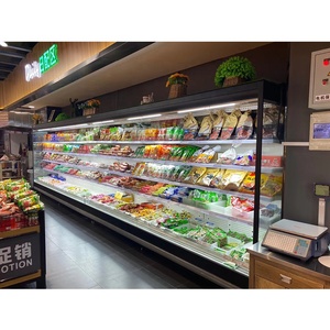 Equipo de Refrigeración para Supermercados, Exhibidor Refrigerado <span class=keywords><strong>Abierto</strong></span> de Múltiples Niveles, Vitrina Refrigerada Comercial - Product Image 2