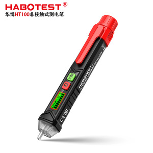 Détecteur de tension sans contact Habotest HT100 90V 1000V AC avec affichage numérique, stylo de test - Product Image 1