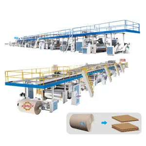 Corrugadora Carton Corrugated Paper Board Single Facer Machine/paper Machine Cardboard Production Line