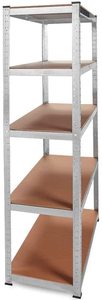 Estantería Metálica sin Pernos de Fácil Instalación, Resistente al Desgaste, Amplia Aplicación, con Panel de Madera de Alta Capacidad de Carga - Product Image 6