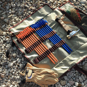 Piquets de tente en acier pour extérieur, 25 cm, colorés, taille moyenne, toutes saisons, pour camping, plage - Product Image 4