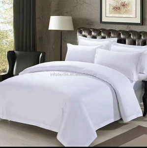 Cheap Durable <strong>Plain</strong> Color <strong>Bedsheets</strong> Sets Cotton White Hotel Anti Dust Mite <strong>Bedsheets</strong> Sets - Product Image 3