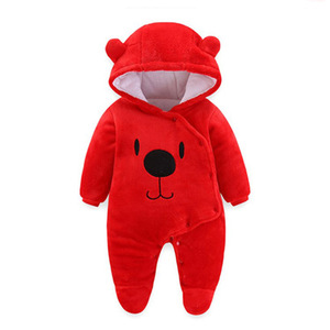 Ins sonbahar ve kış çocuk giyim bebek tulum bebek uzun kollu tulum Ha giysi çantası ayak yenidoğan açık aşınma - Product Image 2