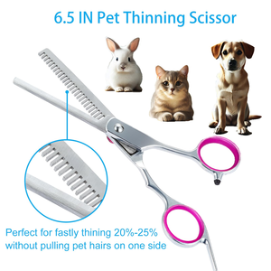 Perfect Pet Grooming Curved <b>Scissor</b> Set Durable Stainless Steel <b>Dog</b> Grooming Kit Pet <b>Scissors</b> Set with Pouch - Product Image 5