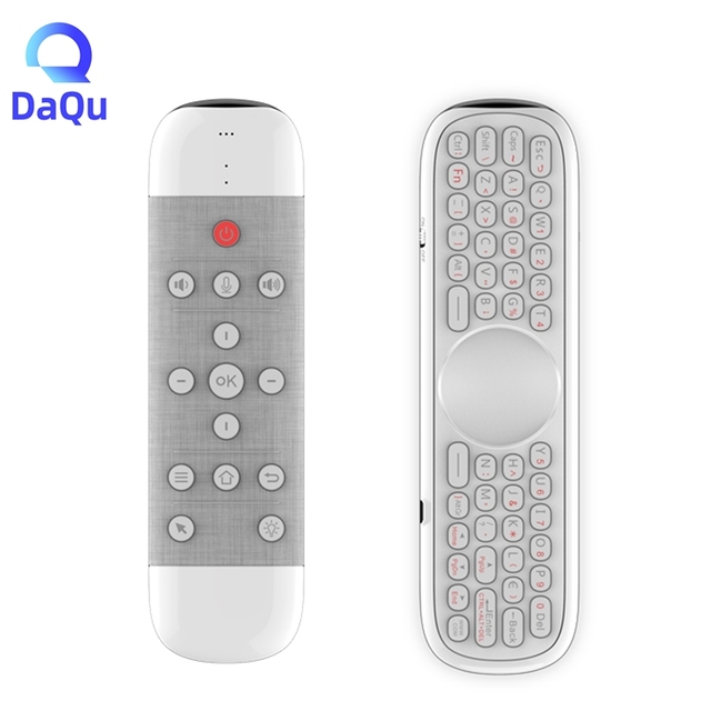Voice Function Universal 2.4G Wireless Air Mouse Q40 Mini Keyboard Rechargeable Battery Touchpad Remote Control for Set Top Box