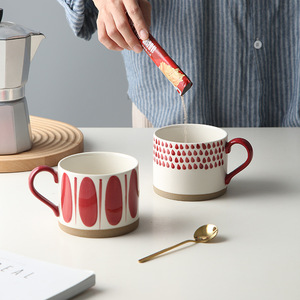 The Manufacturer Directly Supplies Large-capacity <b>Ceramic</b> Mugs, Hand-painted Underglaze Color Coffee <b>Cups</b> - Product Image 5