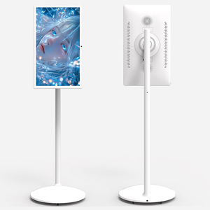 Téléviseur intelligent Android 15 blanc de <span class=keywords><strong>22</strong></span> <span class=keywords><strong>pouces</strong></span>, écran tactile portable, moniteur sans fil 6+128 Go, support mobile, HD, pour la maison, la cuisine, la chambre - Product Image 1
