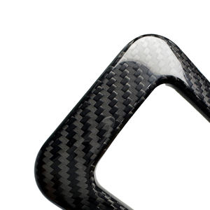 Para 2021-2023 <span class=keywords><strong>Fiat</strong></span> <span class=keywords><strong>500</strong></span> True Carbon Fiber Car Interior Accesorios Techo Luz de lectura Decoración Marco de protección - Product Image 2