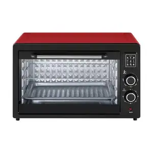 Horno tostador eléctrico 8 en 1, placas calientes, horno 8 en 1 de gran capacidad de 48L para uso doméstico en hoteles, tostado, calentamiento para hornear - Product Image 1