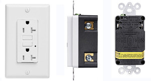 Keygma US Standard TR WR 20A 125V GFCI presa a muro con 2 prese a corrente alternata - Product Image 6