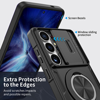 Casing Ponsel Magnetik Anti Benturan Grosir untuk Samsung S26 dengan Penyangga Putar 360 Derajat, Casing Pelindung Samsung Galaxy S25 S26 Ultra