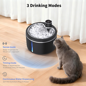 Fontaine à eau pour chat sans fil, rechargeable, écologique, élégante, portable, distributeur d'eau et bol d'alimentation pour animaux de compagnie - Product Image 5