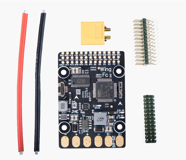 FPV F4 Fixed-wing Flying wing FC 10DOF INAV Flight Control Built-in OSD BEC w/ Gyro For RC Airplane PK Matek F405-wing F405