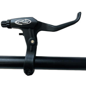 Leviers de frein pour vélo de montagne Azub Black, en aluminium forgé, poignées de frein à 2 doigts avec lettrage - Product Image 4