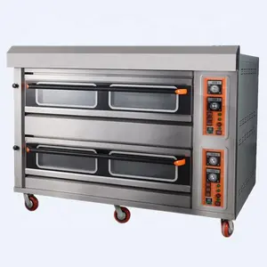 400 degree professional bakery machine commercial gas pizza oven for sale