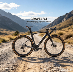 Vélo de route/city-bike <span class=keywords><strong>Uci</strong></span> Gravel V3 Hydr.disc avec cadre en fibre de carbone, roues en alliage 700c, durable, hardtail, aérodynamique pour hommes, pour le <span class=keywords><strong>cyclisme</strong></span> - Product Image 6