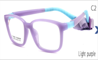 Lunettes de vue pour enfants, vente en gros d'usine, mode, transparentes, écologiques, monture complète carrée, verres caméléon, dessin animé
