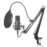Microphone de jeu à condensateur USB, microphones à tambour professionnels, table live studio, microphone d'enregistrement, micro de jeu