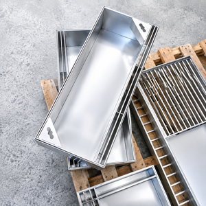 Grille de drainage linéaire en acier inoxydable 304/316 sur mesure pour parcs, extérieurs et salles de bain, anti-odeur, pour douche et sol - Product Image 5