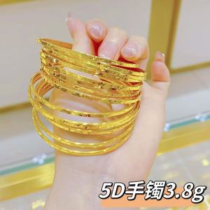 Sgarit Fine Jewelry Factory Wholesale 24k <strong>Gold</strong> Jewellery Real <strong>Solid</strong> Pure <strong>Gold</strong> Jewelry <strong>Bangle</strong> for Women - Product Image 5