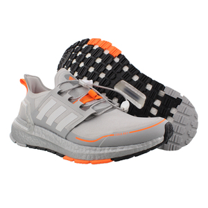 Adidas Ultraboost <b>Mens</b> <b>Shoes</b> Color: <b>Grey</b> Two/White/Signal Orange 100% Authentic - Product Image 5