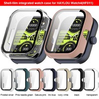 BEEFLYPOWER Coque de protection intégrale pour montre avec pare-chocs en verre trempé intégré pour Garmin 4 & 4S HF011 HF012