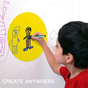 Khô xóa Vòng Tròn Chấm đầy màu sắc bảng trắng Máy tính để bàn viết điểm lớp học bảng có thể tháo rời vinyl dán tường trường giáo viên - Product Image 3