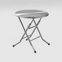 Table à manger rectangulaire en acier inoxydable de style industriel de 1.2m Table de restauration rapide en bois pliable pour la maison et l'extérieur Petit carré