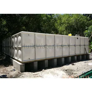 WRAS Approved GRP Panel Water Tank Fiberglass Serbatoio Acqua 15000 Litri 5000 Liter 15000 Gallon Water Tank SMC