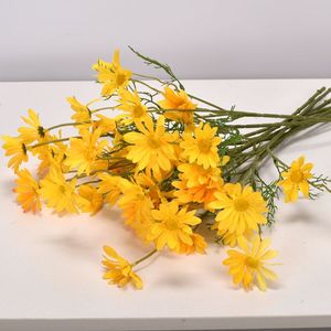 Flor de seda de alta calidad SF, <span class=keywords><strong>flores</strong></span> artificiales de China a granel, como <span class=keywords><strong>flores</strong></span> de margaritas <span class=keywords><strong>blancas</strong></span> de gerbera de seda para la decoración de la boda en casa - Product Image 4