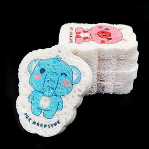 <span class=keywords><strong>Amazon</strong></span> Bán Chạy Miếng Bọt Biển Ma Thuật Bột Gỗ Nén Để Làm Sạch Bát Đĩa Miếng Bọt Biển Cellulose - Product Image 3