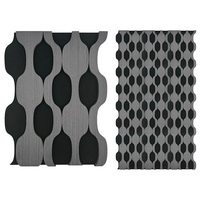 Tablero de reducción de ruido de alto rendimiento personalizado con tiras de ranura Tablero de insonorización de madera absorbente de sonido moderno